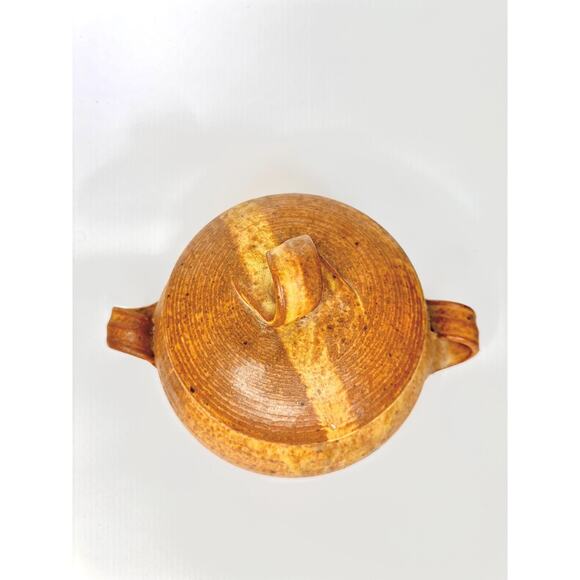 Handmade Studio Pottery Stoneware Canister With Lid 1979 - Picture 3 of 8